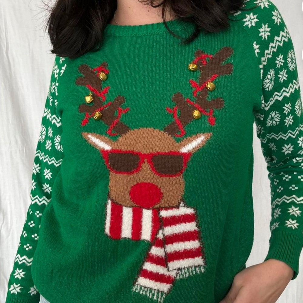 Ugly (and noisy) Christmas sweater.